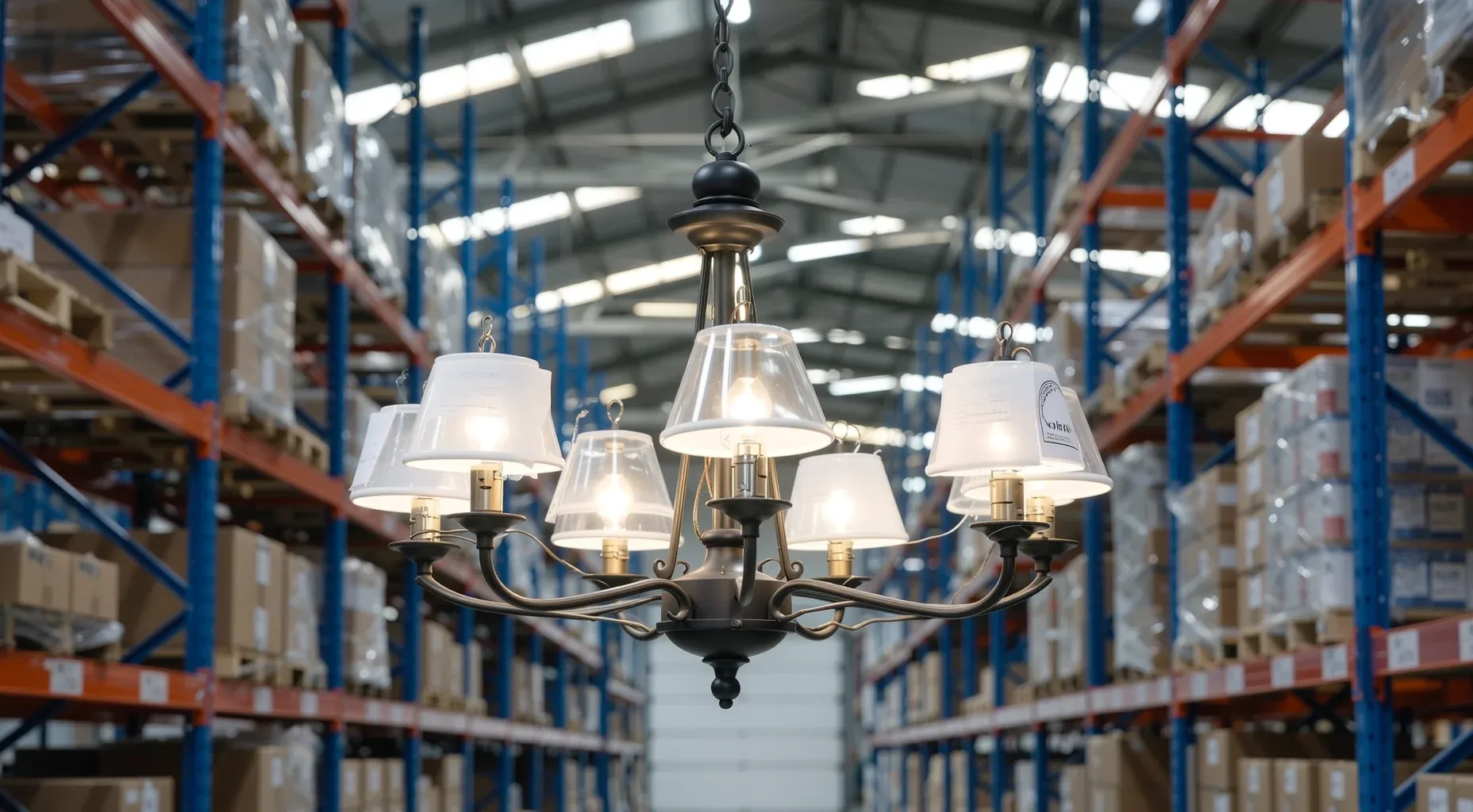 Chandelier Storage Racking Chandelier Light Storage: Warehouse Solutions & Display Case Storage ...